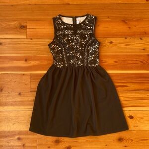 Xhiliration black lace dress